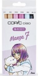 Produktbild Copic Manga 7 (Grau, 3 mm, 5 x)