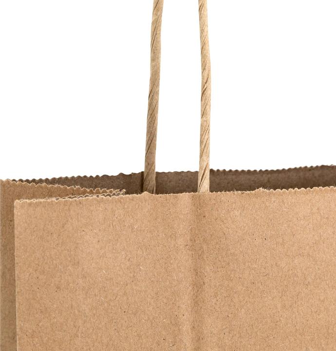 Produktbild Idena 60057 - Papiertüten, 20 Stück, 18 x 8 x 21 cm, Geschenktüten, Kraftpapier Tüten, Basteltüten z (Geschenkpapier, 20 x)