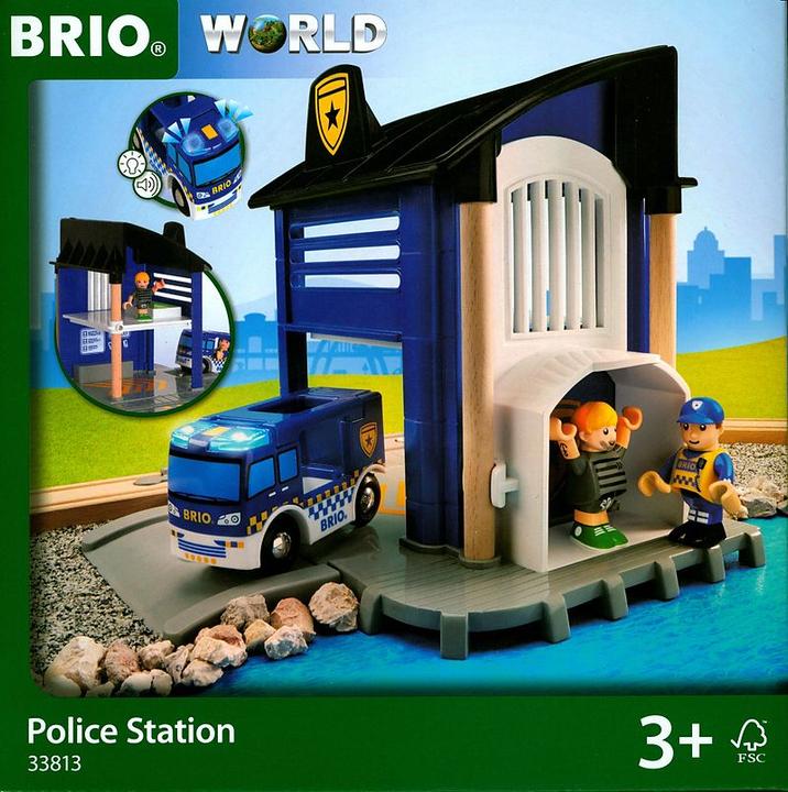 Image du produit Brio Poste de police avec véhicule de secours