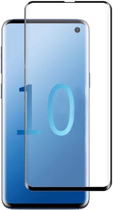 Actual product image PhoneLook 3D Tempered Glass Full Screen Display Protection Glass with Black Frame (1 Piece, Samsung Galaxy S10 5G)