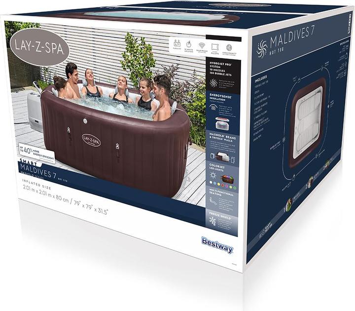 Image du produit Bestway Lay-Z-Spa Maldives MaxHold EnergySense (7 pers.)