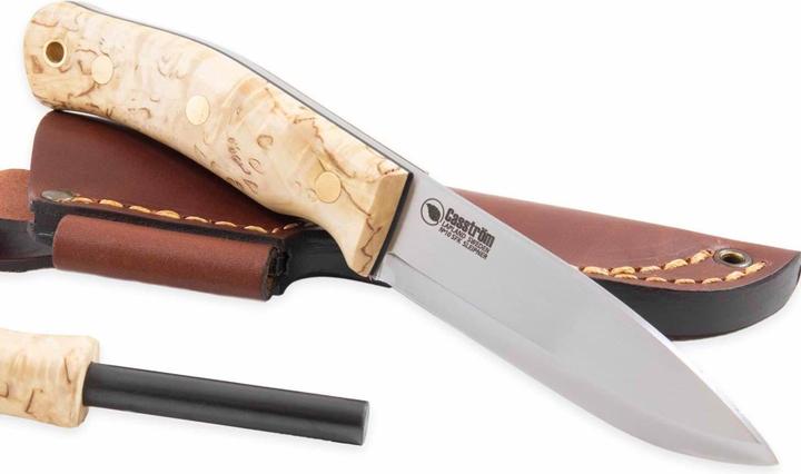 Immagine prodotto Casström No. 10 Coltello della foresta svedese in betulla con acciaio da fuoco (10 cm)