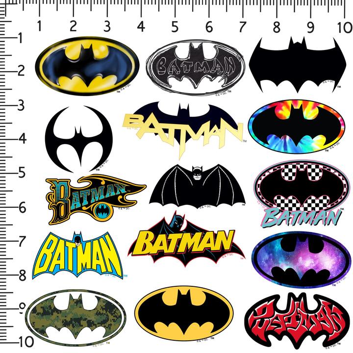 Immagine prodotto Batman Deluxe Logo Adesivi Misura Confezione 100