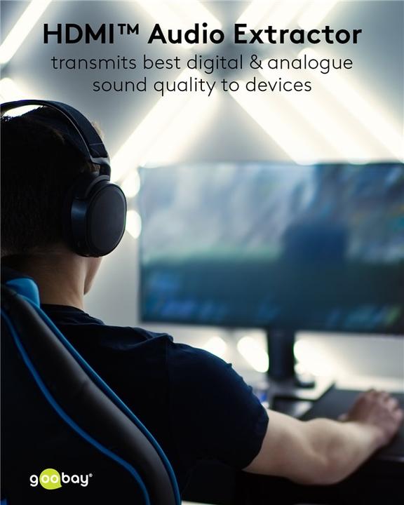 Image du produit Goobay Extracteur audio HDMI 4K @ 30 Hz