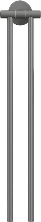 Actual product image tesa MOON GREY Towel rail two-arm incl. adhesive solution without drilling