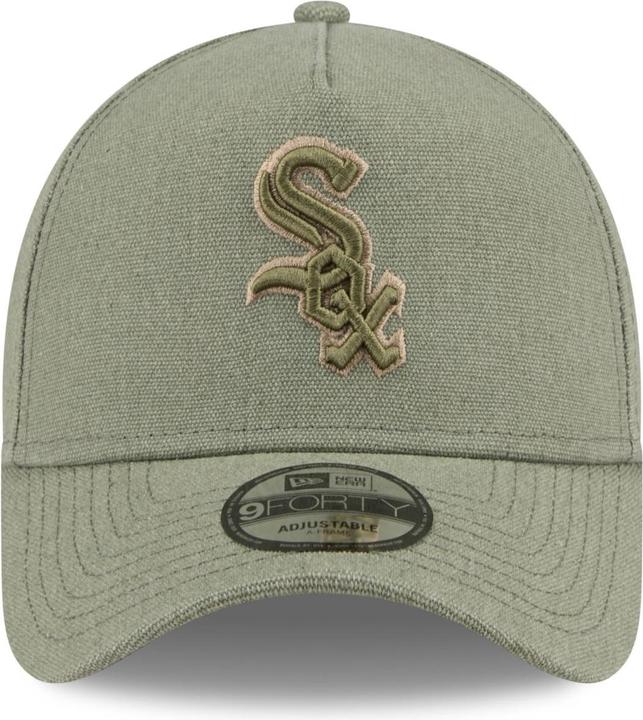 Immagine prodotto New Era Cappellino A-Frame Trucker Lin - Chicago White Sox oliva (Taglia unica)