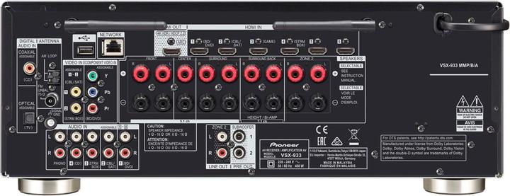 Immagine prodotto Pioneer Vsx-933 (7.2 canali, AM, FM)