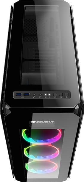 Produktbild Compucase Cougar Puritas RGB - Tower - ATX - ohne Netzteil (ATX, mATX, Mini-ITX)