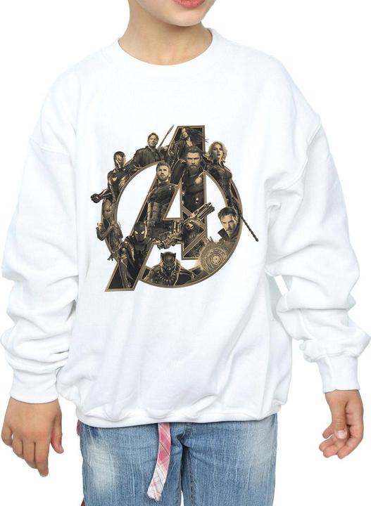 Image du produit - Sweat AVENGERS INFINITY WAR LOGO - Fille (128)