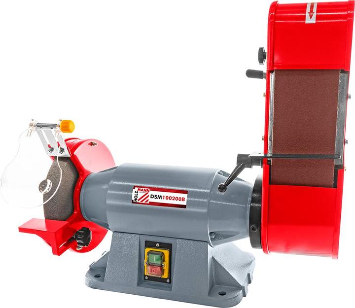 Produktbild Holzmann Doppelschleifbock mit Schleifband (900 W)