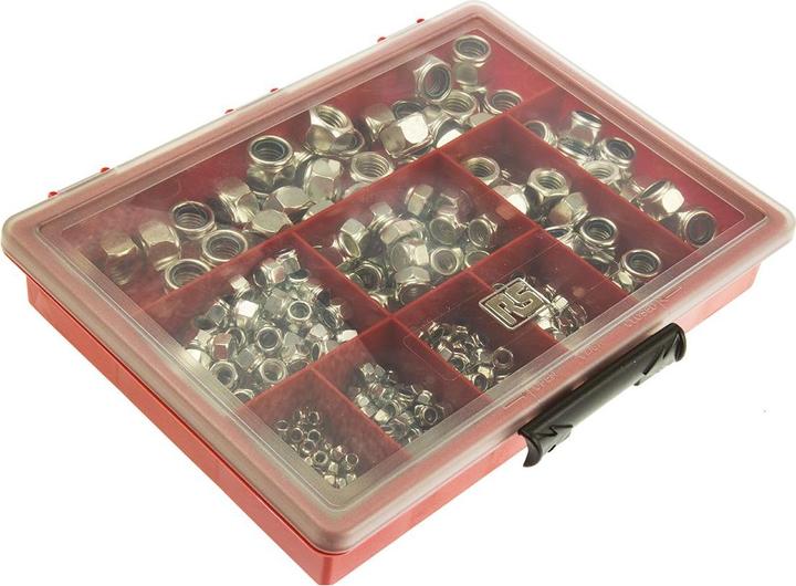 Produktbild Rs Pro Selbstsichernd Muttern Sortiment (M10, M12, M3, M4, M5, M6, M8)