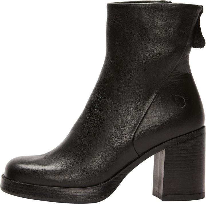 Image du produit Felmini VALERIA D574, la botte à talon de, est fabriquée en cuir noir et offre une (40)