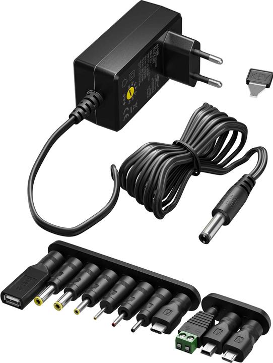 Produktbild Goobay Universal-Netzteil 3 V - 12 V