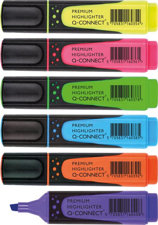 Immagine prodotto Q-Connect Evidenziatore Premium (Giallo, 2 mm, 1 x)
