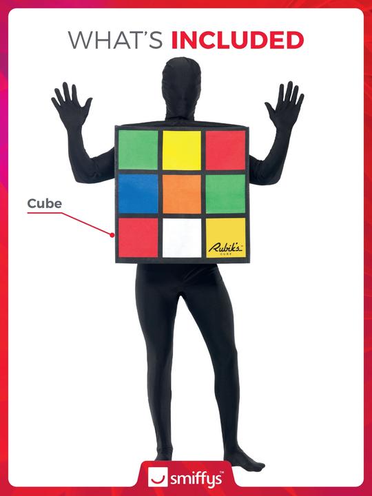 Image du produit Smiffys Rubik's Cube (Taille unique)