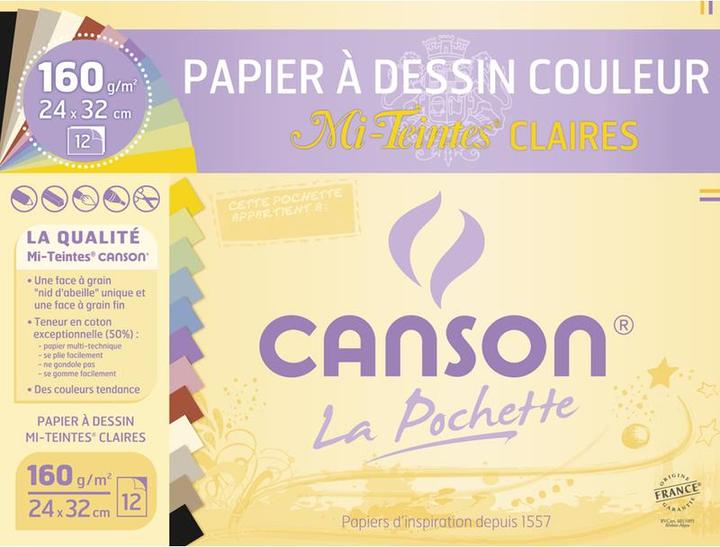 Actual product image Canson Mi-Teintes (160 g/m², 12 x)