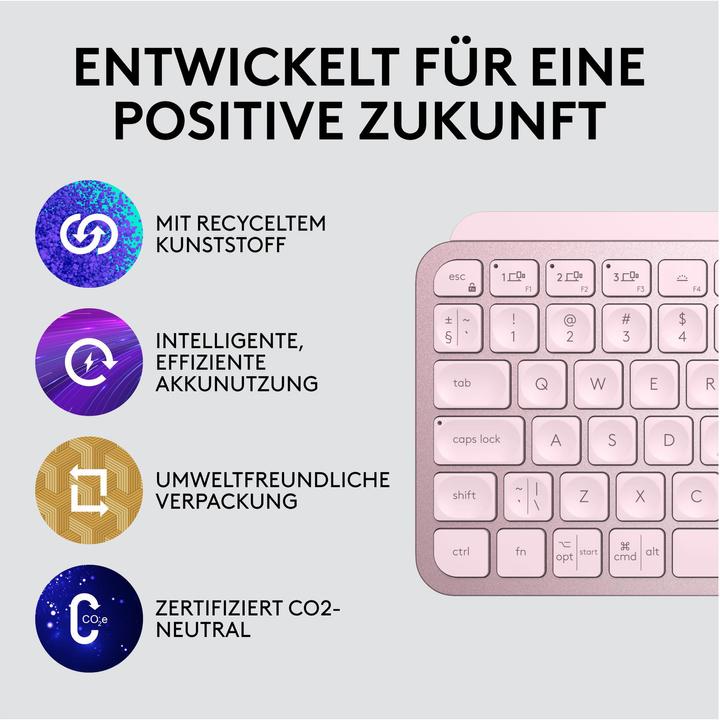 Produktbild Logitech MX Keys Mini (CH, Kabellos)