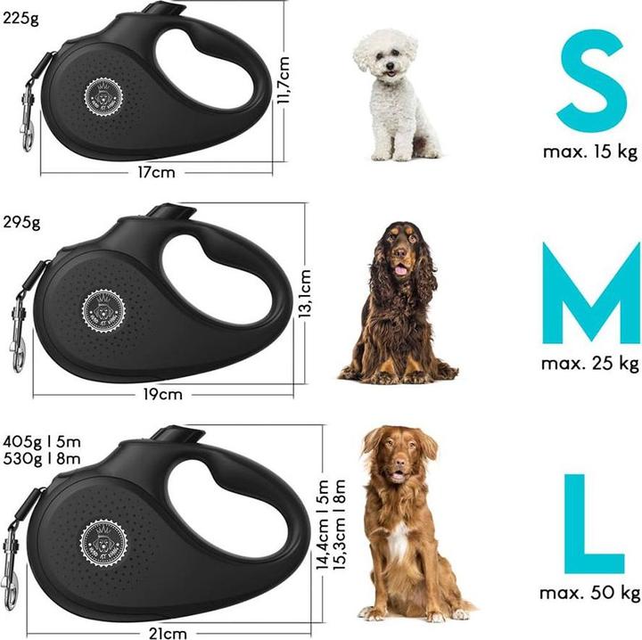 Produktbild Hund ist König Rollleine M 5m (M, Hund, Allgemein)