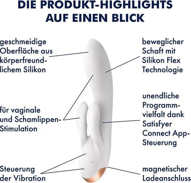 Productafbeelding Satisfyer Dubbele Flex Konijn Vibrator