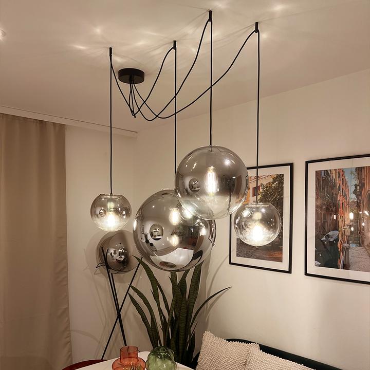 Image du produit s.luce Progress Lampe suspendue Verre avec dégradé de couleurs (E27)