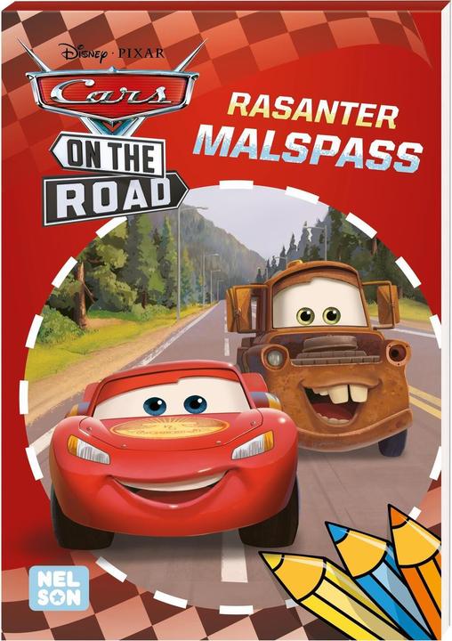 Image du produit Disney Cars on the road : le plaisir de colorier à toute vitesse