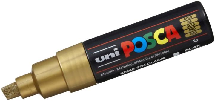Actual product image Posca Marker PC-8K wedge tip (Gold, 8 mm, 1 x)
