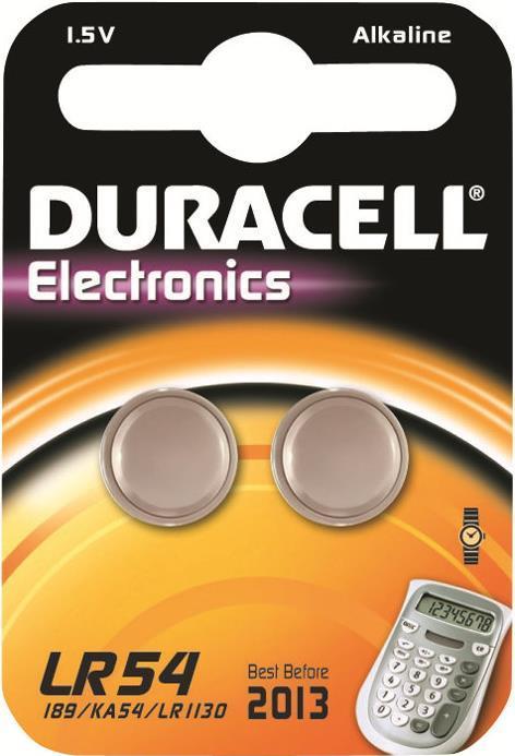 Produktbild Duracell Electronics (2 Stk., AG10, 65 mAh)