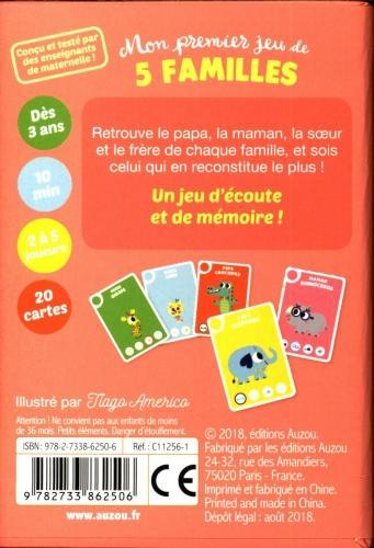 Immagine prodotto Auzou France Il mio primo gioco di 7 famiglie: scoprire e ricordare! da 5 anni (Francese)