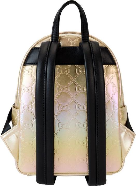 Actual product image Loungefly Hello Kitty 50th Anniversary by Mini Backpack Metallic Gold