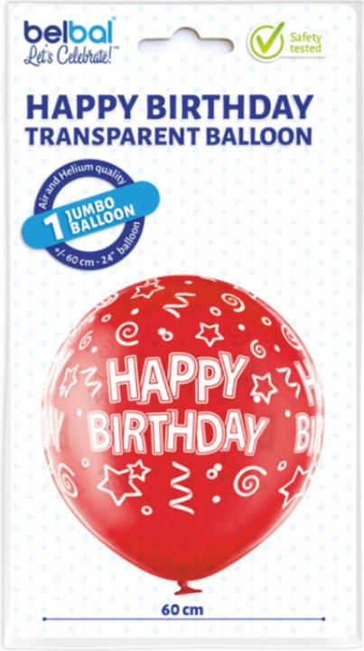 Image du produit Belbal Ballons géants HAPPY BIRTHDAY 60 cm