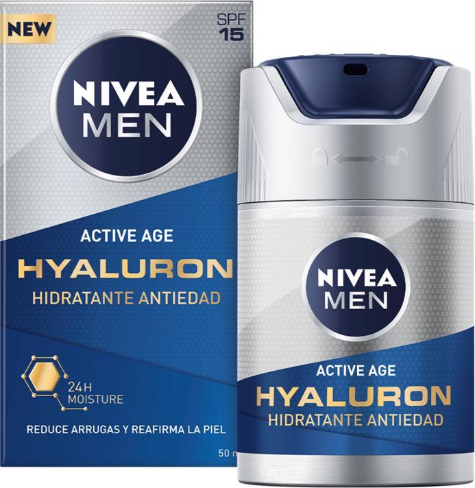 Immagine prodotto NIVEA Men Active Age Hyaluron (50 ml, Crema da giorno, SPF 15)