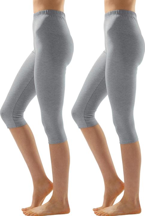 Erwin Müller Damen-Capri-Leggings 2er-Pack