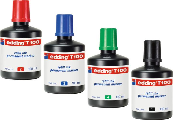 Immagine prodotto Edding Inchiostro marker permanente (Rosso, 10 x)