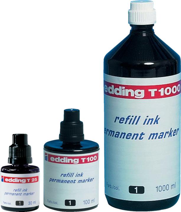 Produktbild Edding Permanent Marker Tusche T-100-1 (Marker Nachfülltusche, Schwarz)