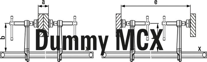Image du produit Bessey Système de serrage d'onglet MCX MCX S (100 mm)