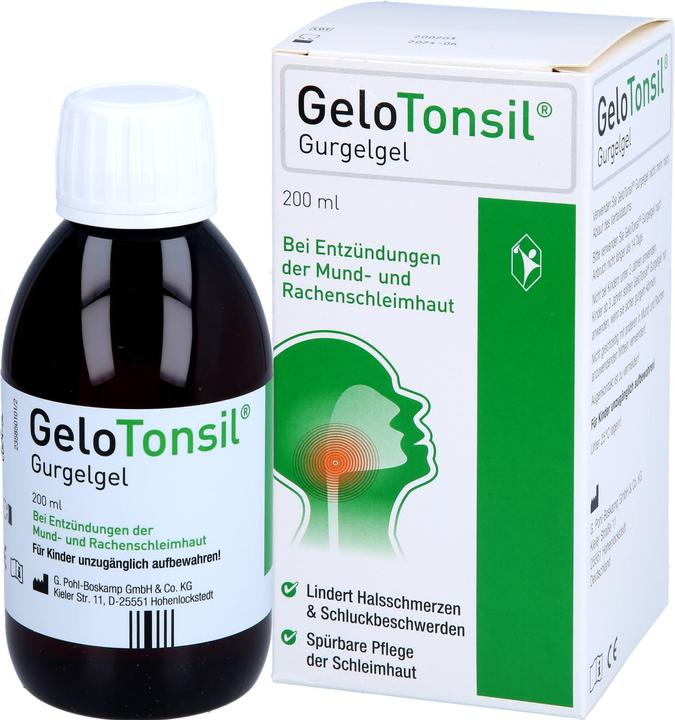 Actual product image G. Pohl-Boskamp Gelotonsil Gargle Gel (1 x, 200 ml)