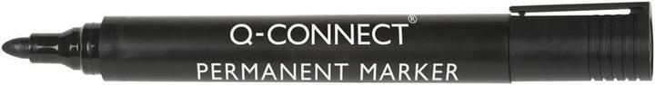 Q-Connect Permanent Marker mit Rundspitze (Black, 2 mm, 1 x)