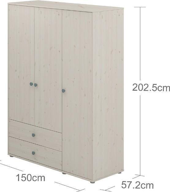 Produktbild Flexa Kleiderschrank Classic 3-türig (57.20 cm)