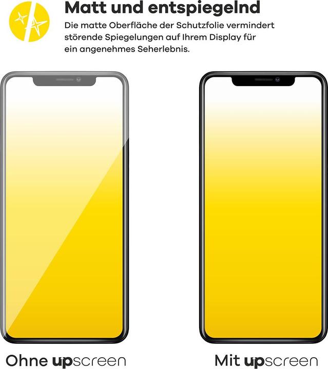 Actual product image upscreen Reflection Shield Protector Matte (1 Piece, Apple iPhone 15 Pro)