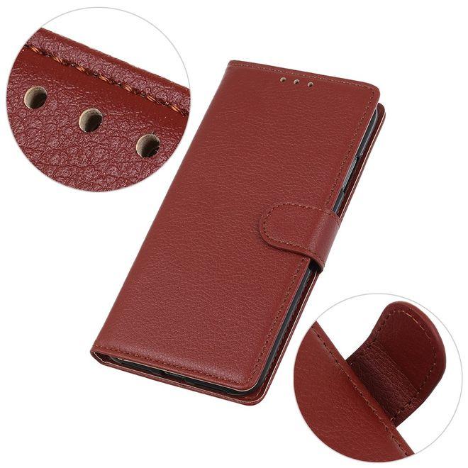 Actual product image MU Classic Litchi Leather Bookcover Series (Oppo A94)
