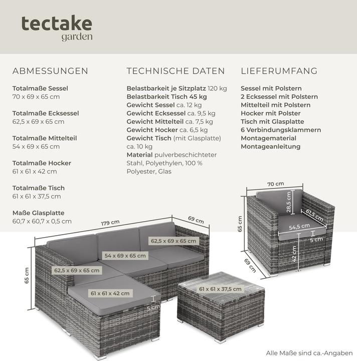 Produktbild tectake Lignano