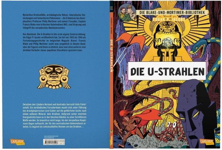 Actual product image Blake und Mortimer Bibliothek 0: Die U-Strahlen (German, Edgar P. Jacobs, 2022)