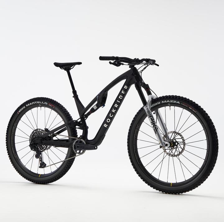 Actual product image Rockrider Mountainbike Feel 900 S All Mountain Team Edition Carbon 29 Zoll Schwarz