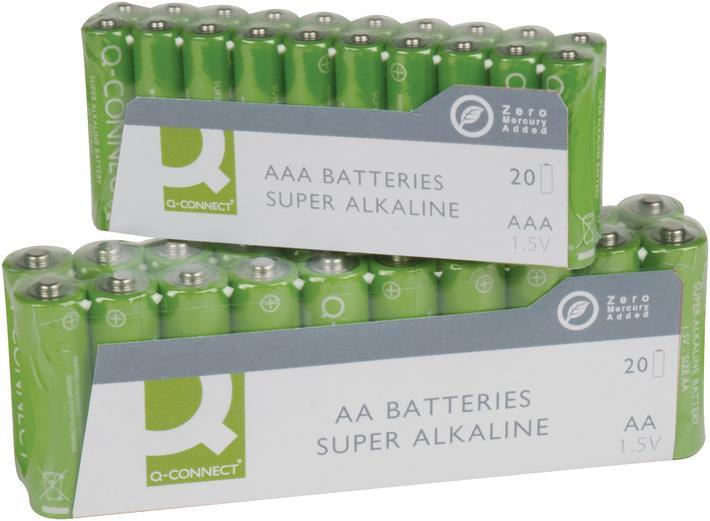 Actual product image Q-Connect Alkaline (2 pcs., C, 5700 mAh)