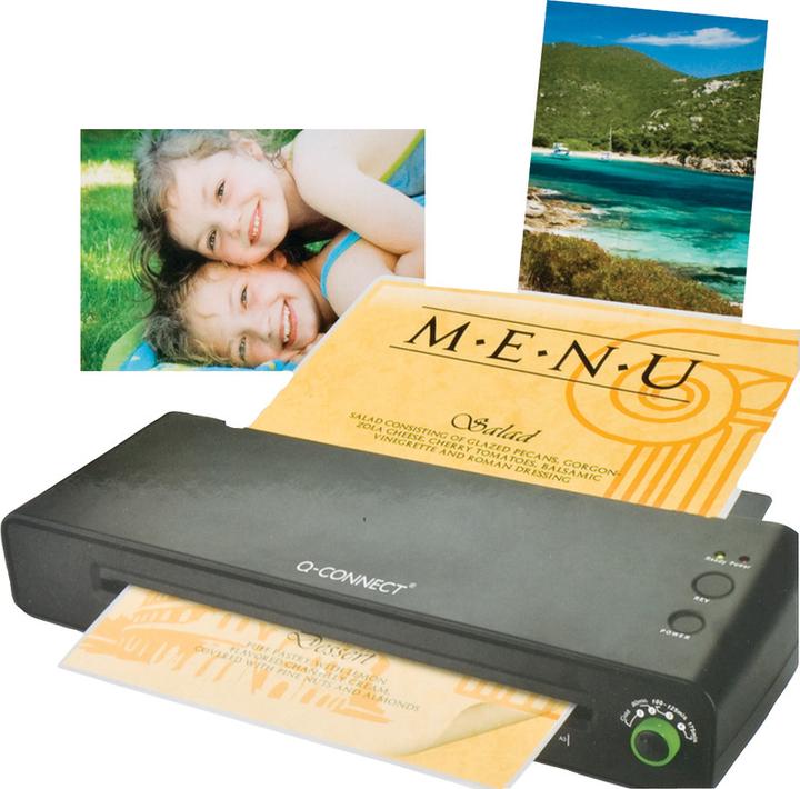 Produktbild Q-Connect Laminierfolien glänzend (A3, 100 Stück, 100 µm)