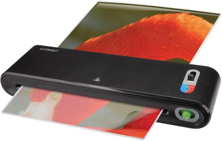 Produktbild Q-Connect Laminierfolien glänzend (A4, 100 Stück, 125 µm)