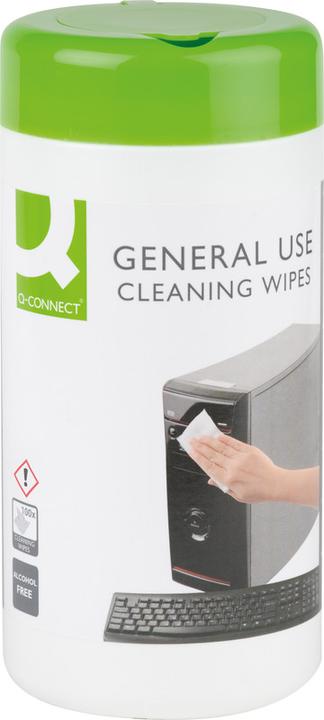 Actual product image Q-Connect Multi-purpose cleaning wipes (100 x)