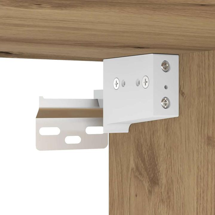 Immagine prodotto VidaXL TV-Wandschränke 3 Stk. Artisan-Eiche Holzwerkstoff HiFi-Schrank (100 x 30 x 30 cm)
