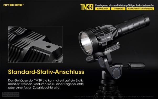 Immagine prodotto Nitecore TM39 - 5200 lumen (30 cm, 5200 lm)