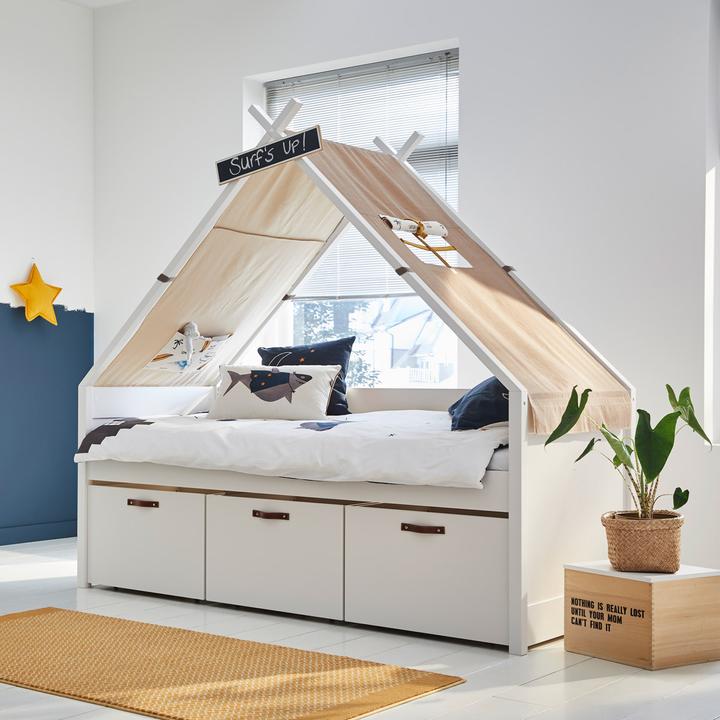 Actual product image Cool Kids Furniture Cool Kids bunk bed with teepee Unicorn (90 x 200 cm)